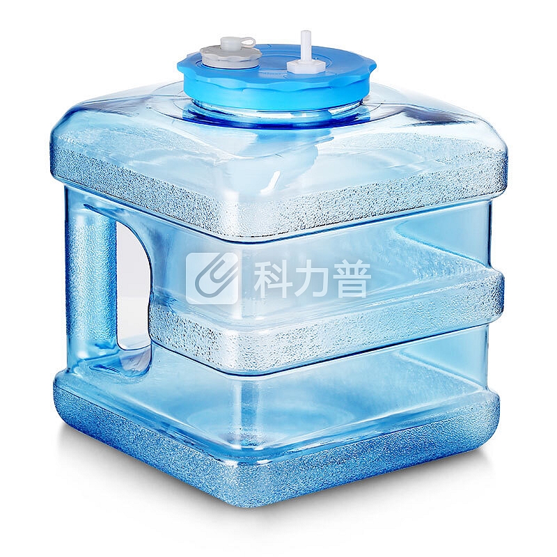 优艾德米(uandme)纯净水桶 矿泉水桶家用茶台吧机方形饮用水桶小号宽口储水手提户外浮球桶 7.5L