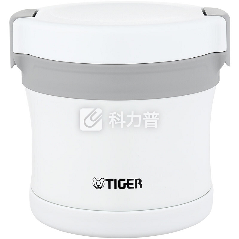 TIGER/虎牌不锈钢便当盒保温饭盒LXB-A10C 白色WI