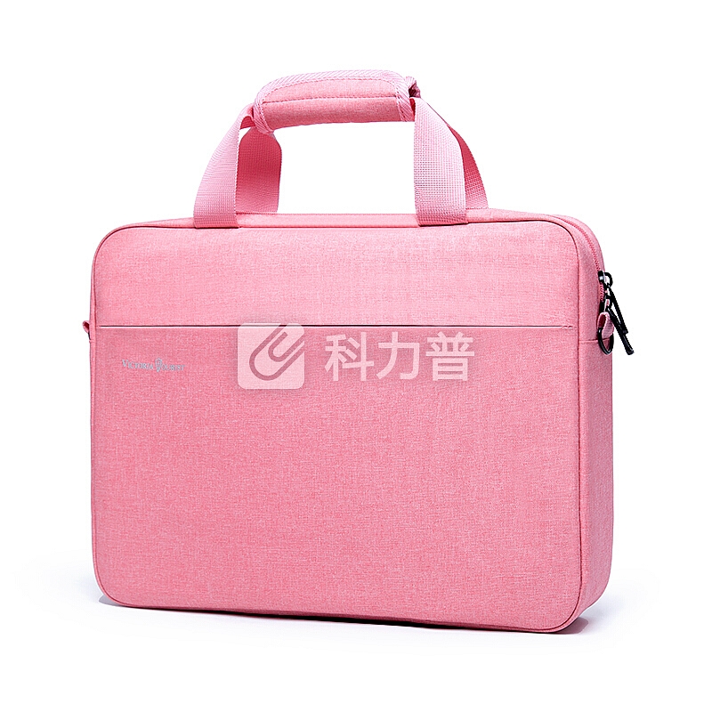 维多利亚旅行者VICTORIATOURIST 电脑包15.6英寸手提笔记本电脑包单肩斜跨公文包内胆包V7009粉色