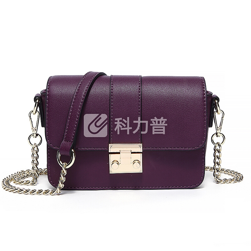 菲萝迪Ferducci 斜挎包ins超火仙女小包 百搭小清新潮包 韩版单肩斜跨女包包6016嫣紫色