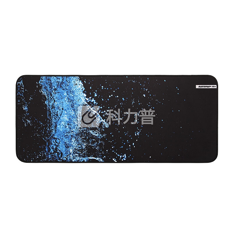 镭拓(Rantopad)H5+电竞游戏桌垫锁边鼠标垫 超大键盘垫 加厚版-湖水蓝