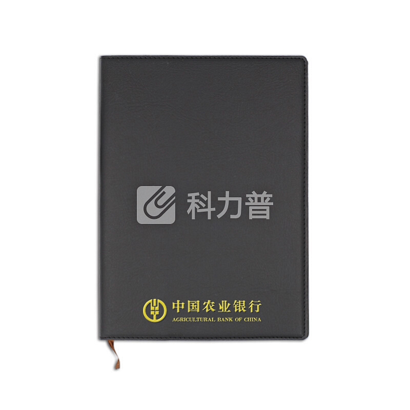 信发(TRNFA)企业定制 16K笔记本10本装 黑色皮面办公记事本80张 195*260mm