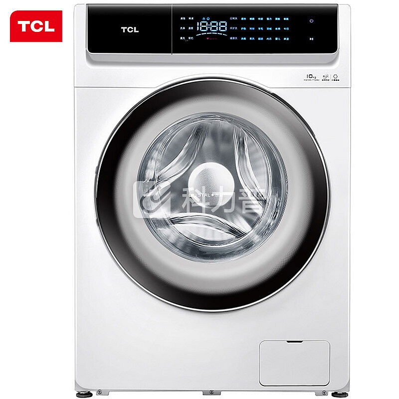TCL TCL 10公斤 变频全自动滚筒洗衣机 大屏触控 BLDC智能变频 高温除菌 中途添衣（芭蕾白）XQG100-T700BH