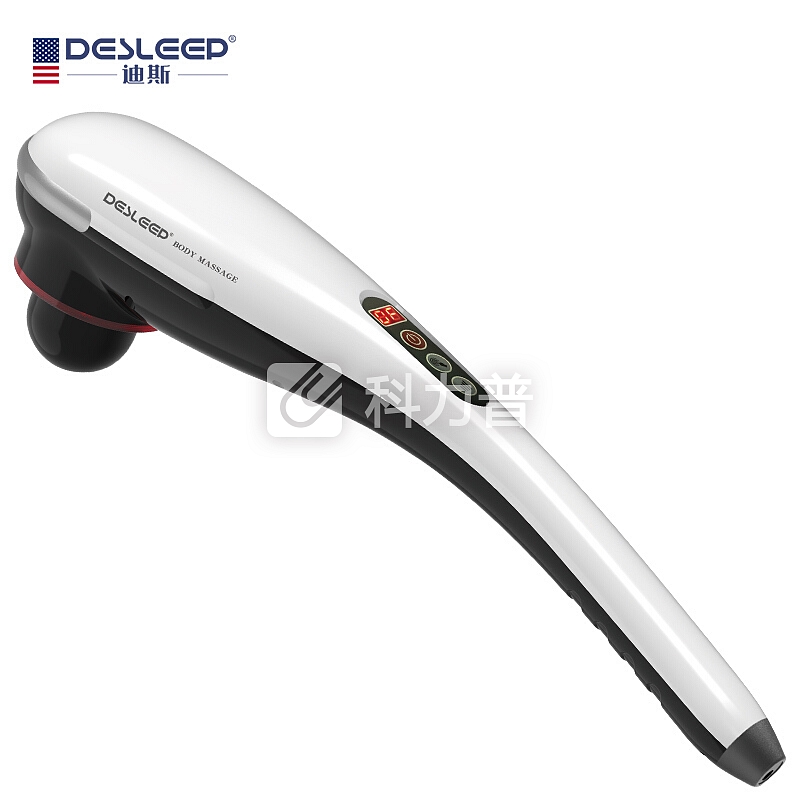 颈椎按摩器 迪斯 Desleep 颈椎按摩器F861 多功能全身按摩棒 颈部背部腰部腿部充电式按摩器 白色