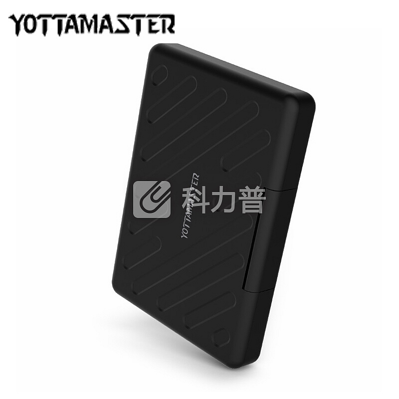 YottaMaster 2.5英寸Type-C三防笔记本移动硬盘盒外置盒免工具SATA串口支持固态SSD、机械硬盘 黑色A2-C3