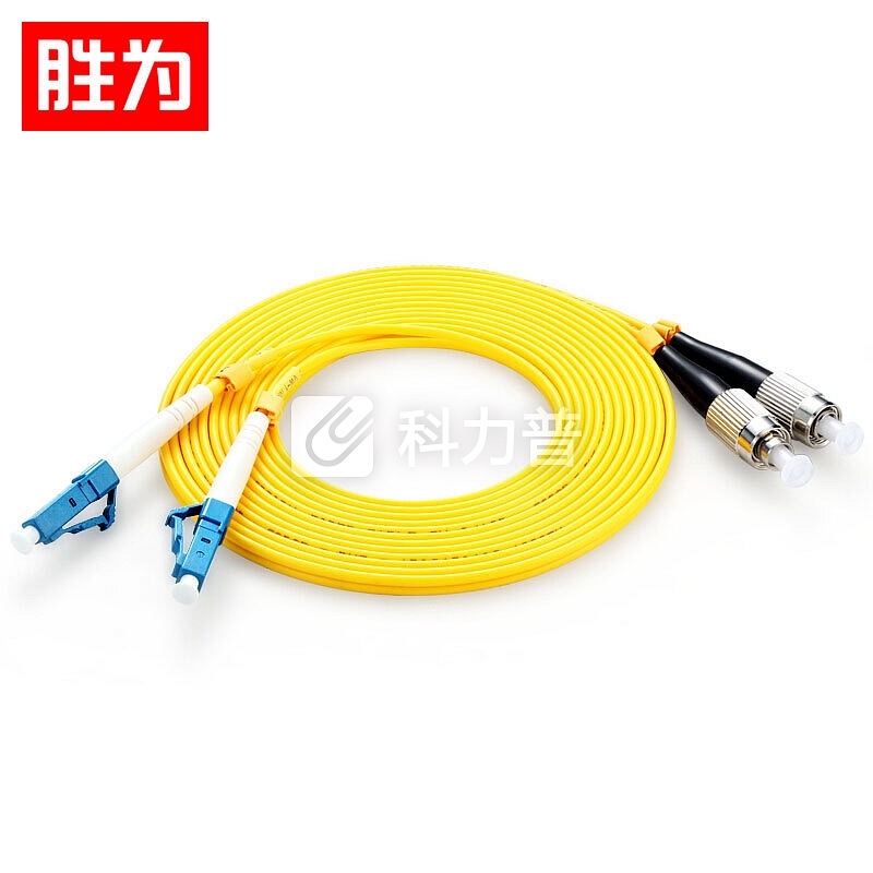 胜为(shengwei)FSC-110 电信级光纤跳线 LC-FC网线单模双芯 收发器尾纤 3米