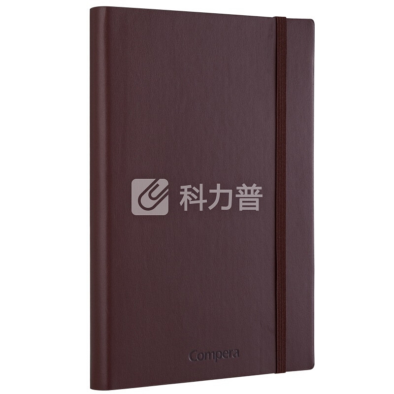 齐心(COMIX)154页B5商务皮面笔记本/记事本/日记本 Compera精英系列 棕色 办公文具 C8001
