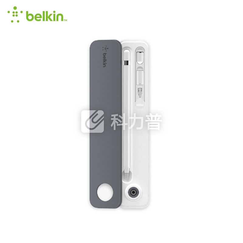 贝尔金 belkin 贝尔金（BELKIN）苹果Apple Pencil铅笔盒(支持1代2代)保护盒iPad Pro触控笔盒防丢保护笔套磁吸翻盖笔座配件