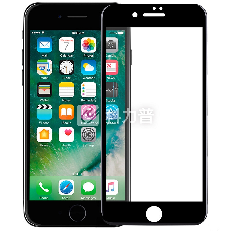 摩米士 摩米士 MOMAX iPhone7钢化膜 3D曲面全屏全覆盖钢化膜玻璃膜 防碎高清手机保护膜贴膜 黑色