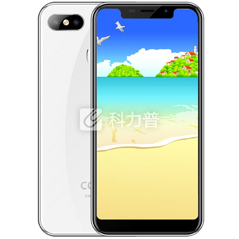 (4G+64G特惠) 酷派(Coolpad 酷玩7 移动联通电信全网通4G 全面屏智能手机 双卡双待 星光白 (4G RAM+64G ROM)