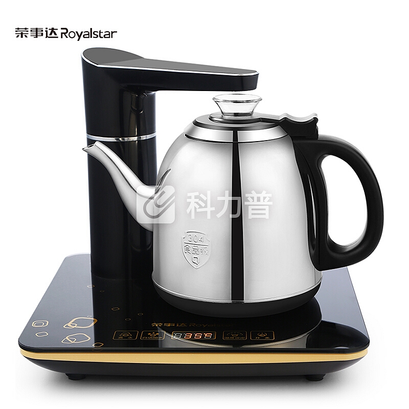 荣事达(Royalstar)自动上水壶电水壶电热水壶烧水壶304不锈钢0.8L保温GM08A