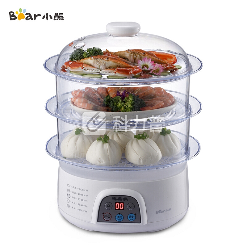 小熊 Bear 小熊（Bear）电蒸锅小家用多功能预约定时三层大容量多层蒸笼DZG-305 8L