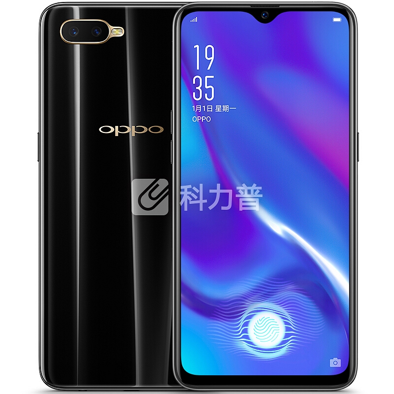 OPPO K1手机【限时下单立减50元+晒单礼】首款屏幕指纹 面部识别解锁 全网通 墨玉黑(4G +64G) 双卡双待 全网通