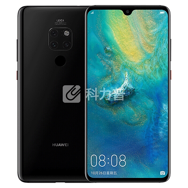 华为(HUAWEI) 华为 Mate20 全网通版双4G 智能手机 亮黑色(6+128G)+京八件配件礼盒