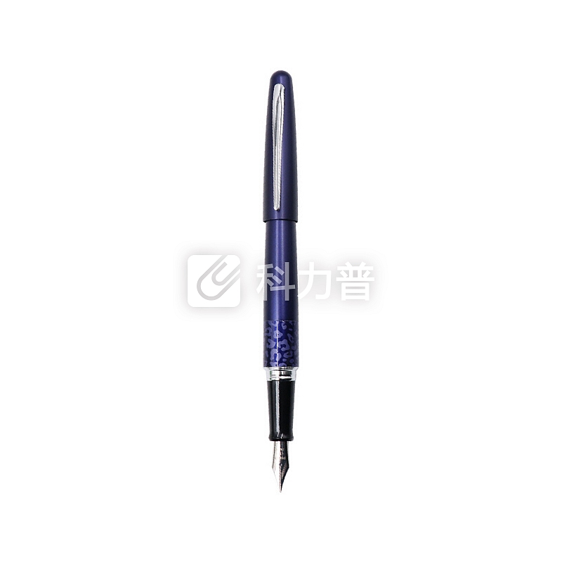 日本百乐(PILOT)88G钢笔商务签字笔 金属笔杆墨水笔练字学生钢笔礼盒FP-MR2 紫色豹纹M尖 原装进口