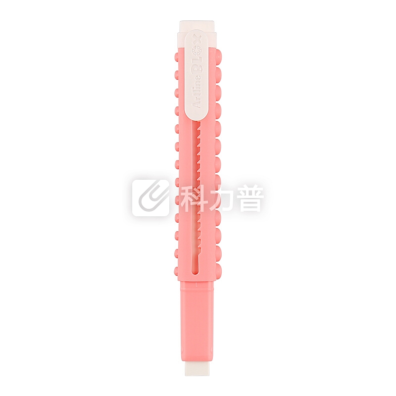 旗牌(Shachihata)Artline BLOX儿童学生拼接伸缩滑动护套笔形铅笔橡皮擦细细擦 红莓粉 KTX-ER3