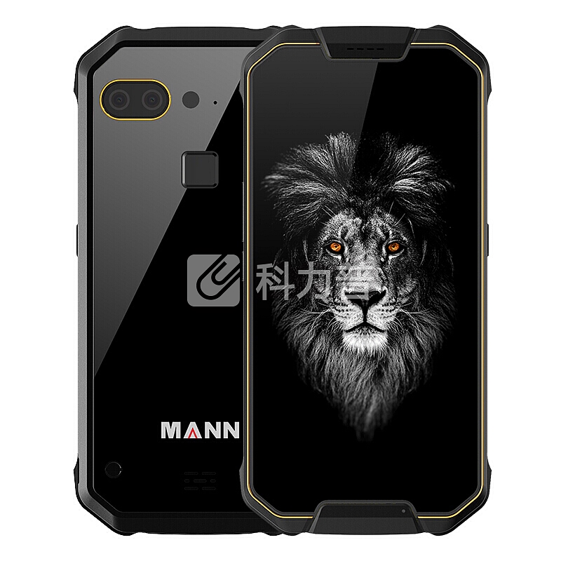 MANN 8S 全网通4G 双面玻璃 三防智能手机 防水防摔 双卡双待 高清双摄1200万 超长待机 冷酷金6+128GB