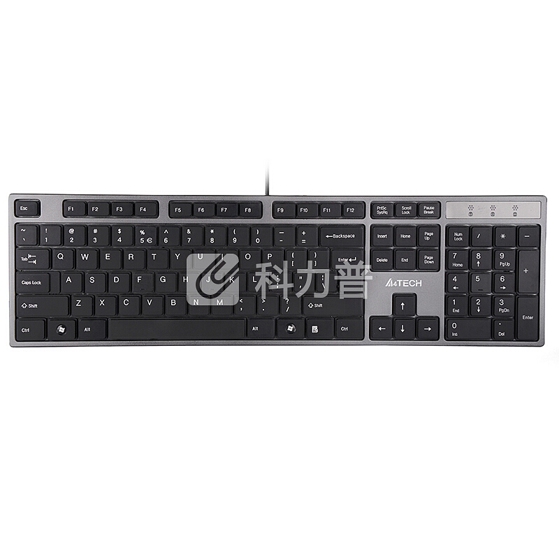 双飞燕 A4TECH 双飞燕（A4TECH) WK-300 有线键盘 电脑键盘 笔记本键盘 超薄键盘
