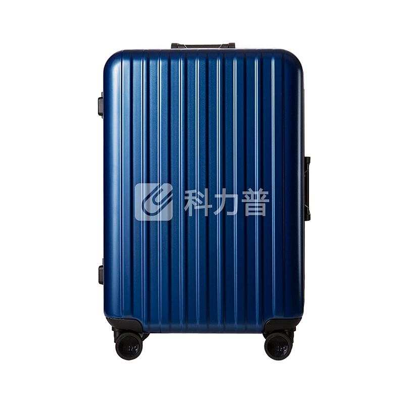 ITO 拉杆箱25英寸旅行箱 大容量行李箱时尚静音万向轮男女密码箱包 CLASSIC 蓝色磨砂
