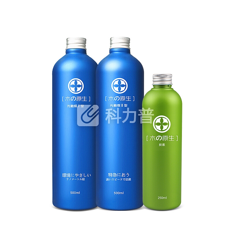 树派光触媒 日本进口除甲醛喷剂 甲醛清除剂 新房装修除味 I型*1+ II型*1+炭素*1