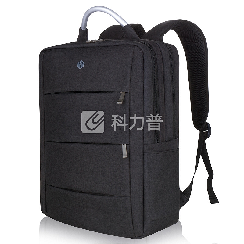 泰若（Taero）双肩背包 防水面料通用商务休闲双肩包笔记本电脑包 15.6英寸 9905 黑色