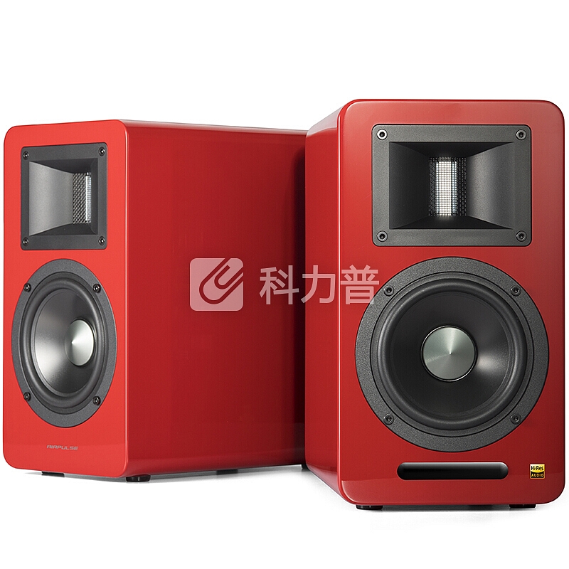漫步者(EDIFIER)AIRPULSE A100 立体声有源书架音箱 客厅音响 电视音响 红色特别版