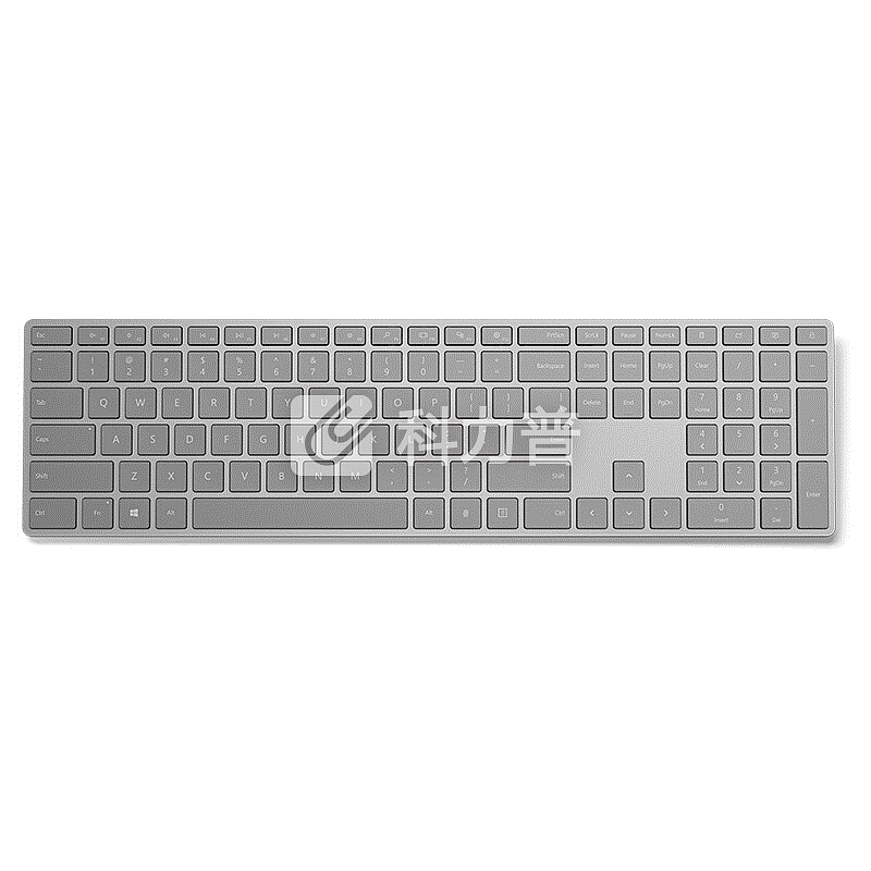 微软 Microsoft 微软（Microsoft）Modern Keyboard 指纹识别功能蓝牙键盘 时尚办公