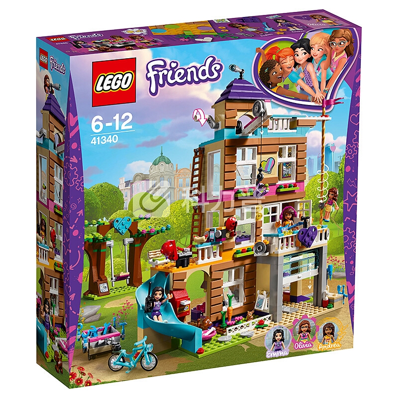 乐高(LEGO)积木 好朋友Friends心湖城友情俱乐部6-12岁 41340 儿童玩具 女孩生日礼物
