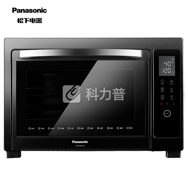 松下(Panasonic)NB-HM3810 38L大容量电子温控烤箱 上下独立温控