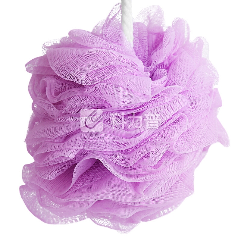 绿之源 浴球洗澡超柔沐浴花搓澡搓背泡泡爽洗浴用品泡澡求高级洗澡用具沐浴球(紫色)