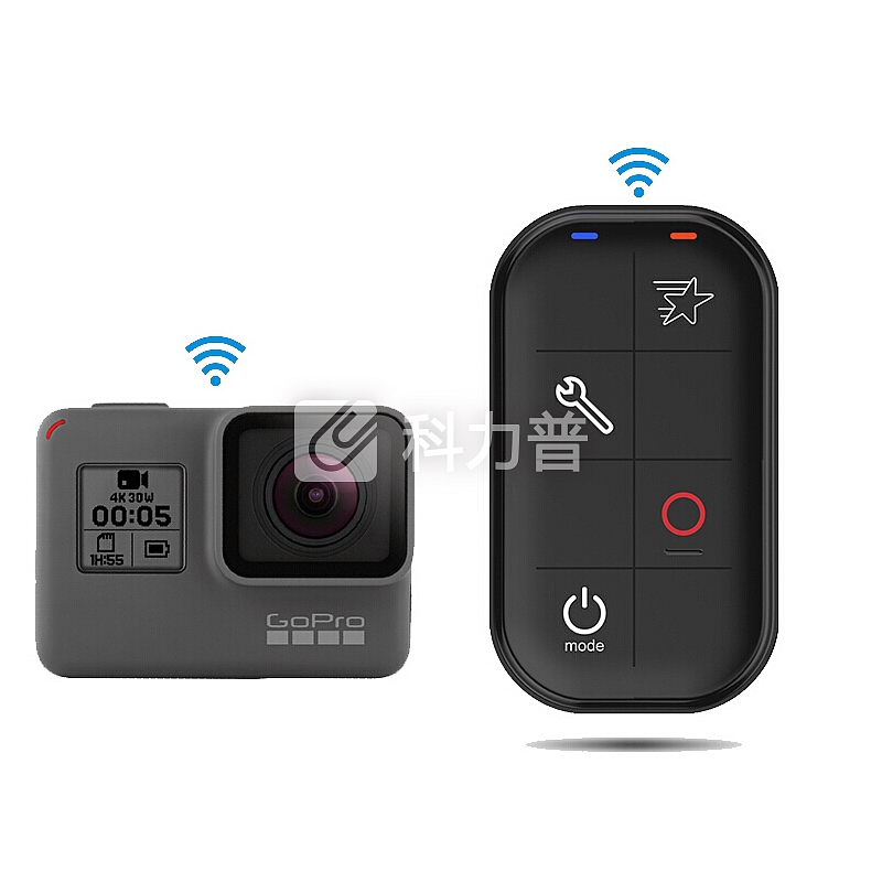 TELESIN Gopro7遥控器智能WIFI无线连接100米hero6 5 4配件fusion可用