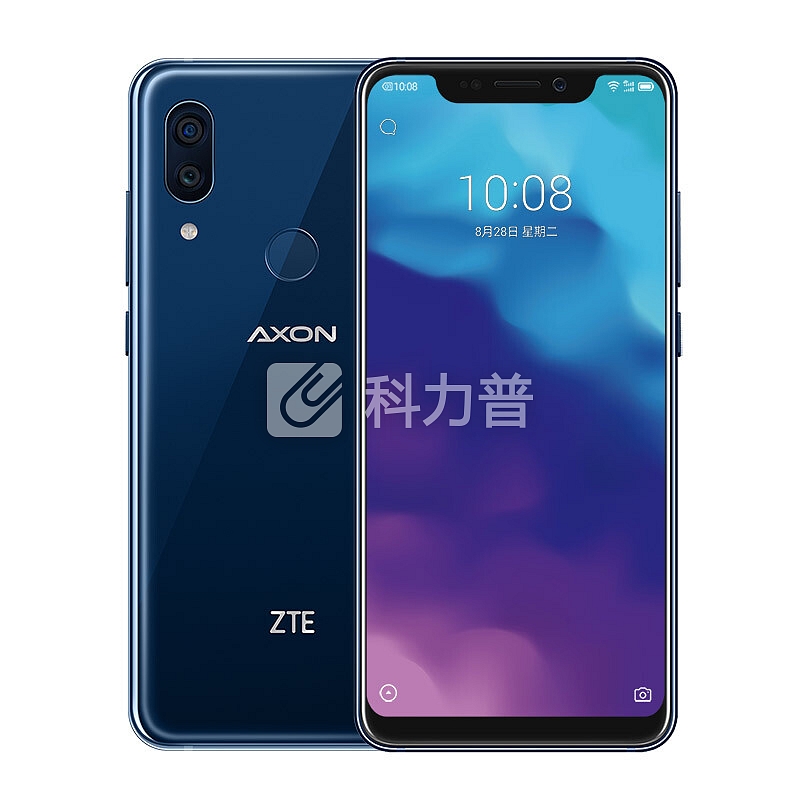 中兴天机AXON 9 简约版 6GB+64GB 骁龙845 4000mAh大电池 130度超广角 双卡双待全网通手机