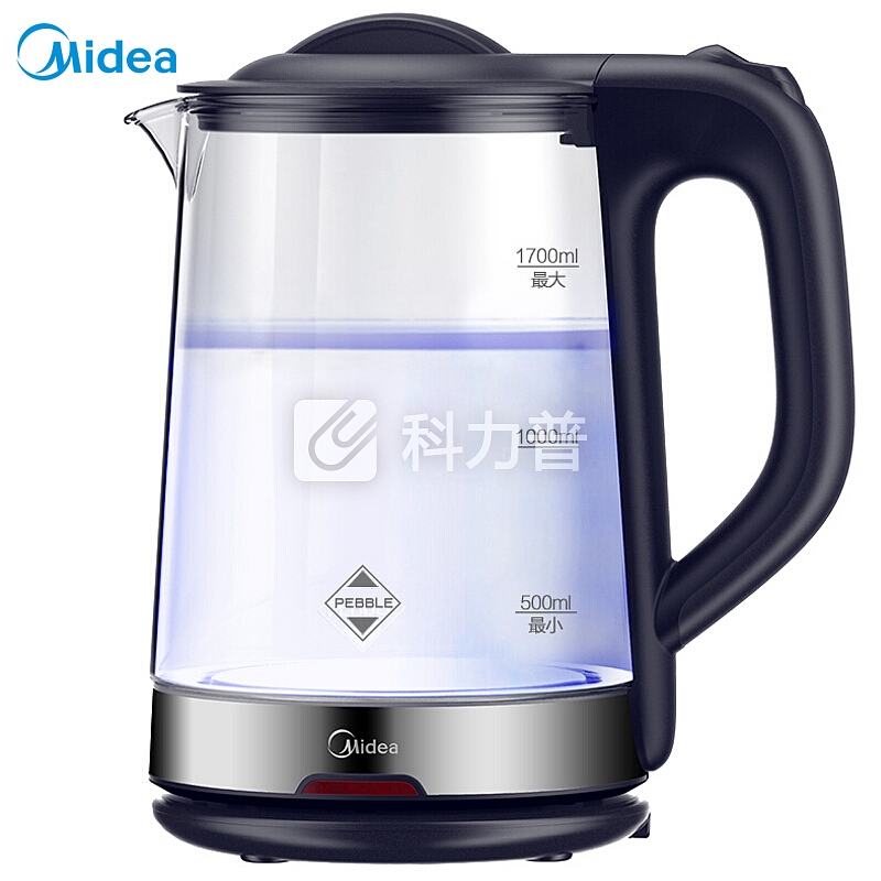 美的 Midea 美的（Midea）电水壶热水壶电热水壶玻璃水壶高硼硅玻璃电水壶烧水壶MK-GJ1702