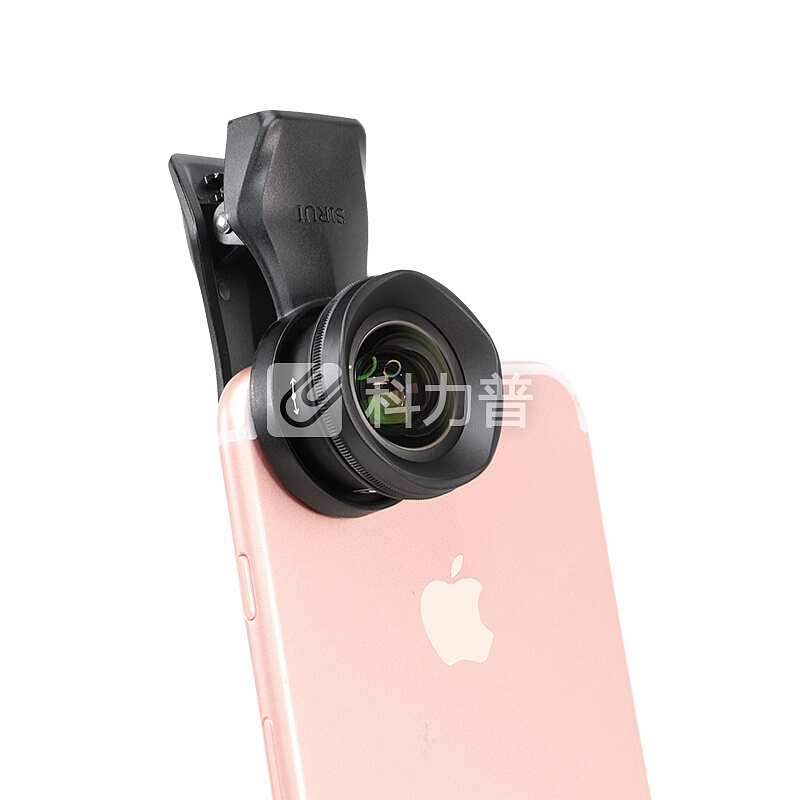 思锐(SIRUI)手机广角镜头 华为苹果6s 7P 8 iphoneX 专业拍照手机通用外置镜头 黑色