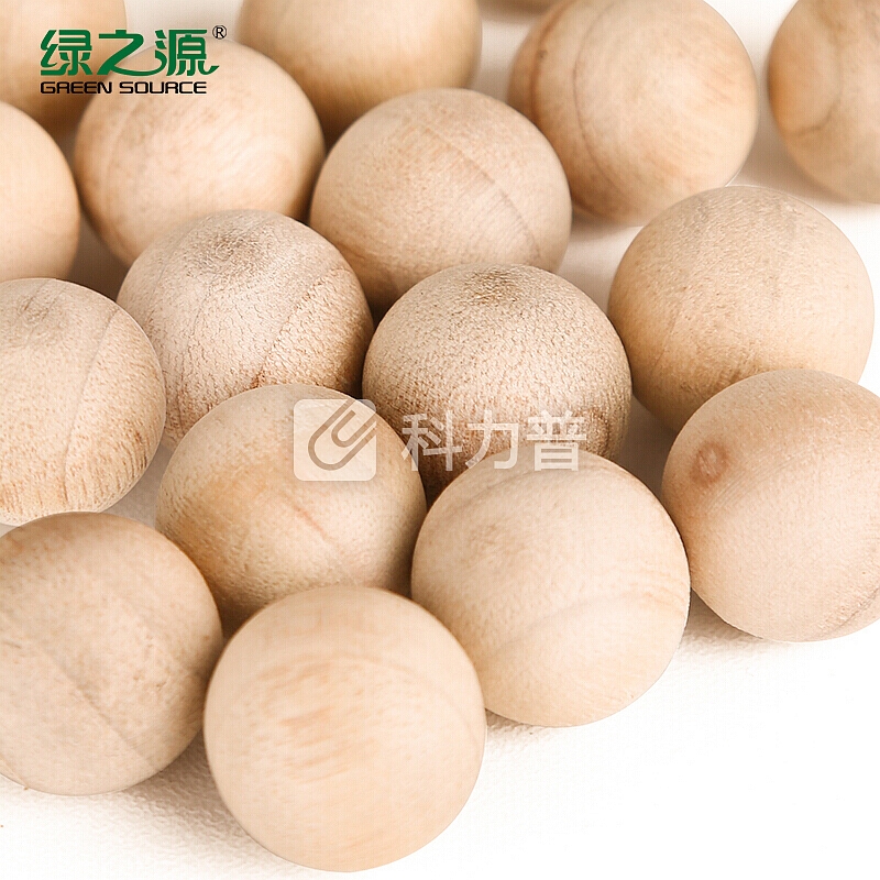 绿之源香樟木球 书桌衣柜防霉防蛀虫替代樟脑丸60粒裝(2.2cm)