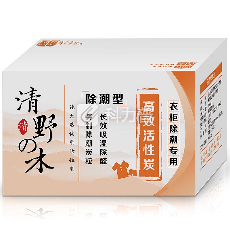 清野の木 衣柜防潮活性炭960g 清野之木 防霉防蛀 活性碳包