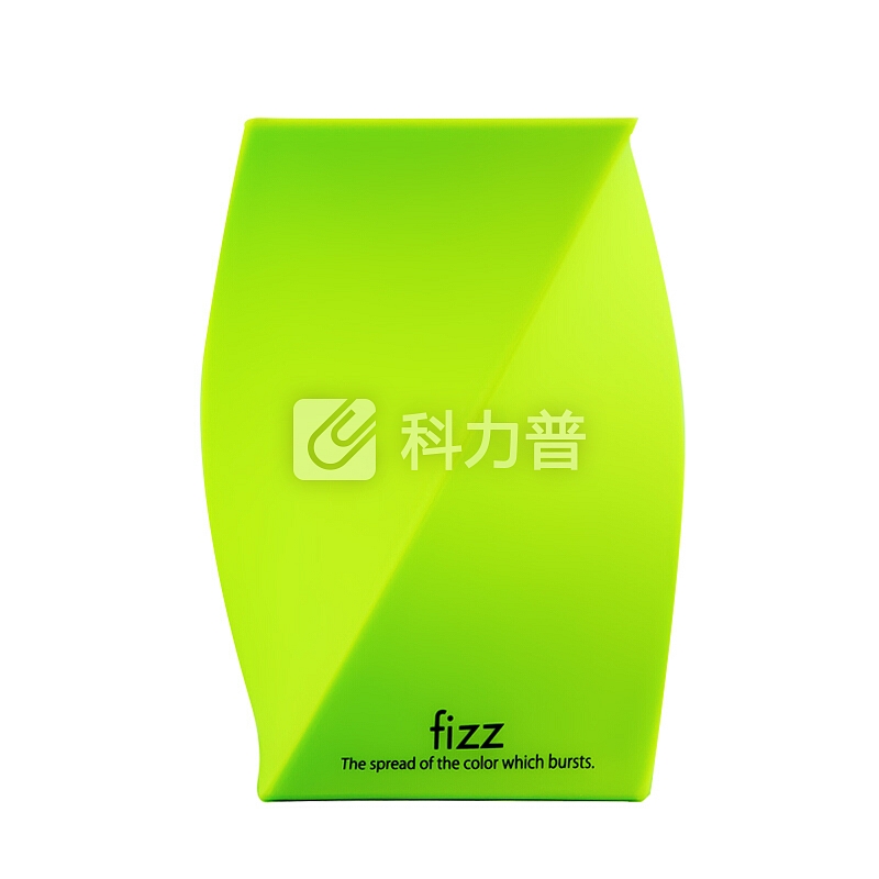 飞兹(fizz)创意铅笔筒精品肤感系列/桌面收纳办公用品X型 绿色FZ210005