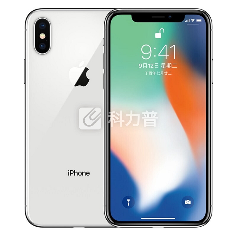 Apple 苹果 iPhone X 全面屏全网通4G智能手机 银色(64GB)