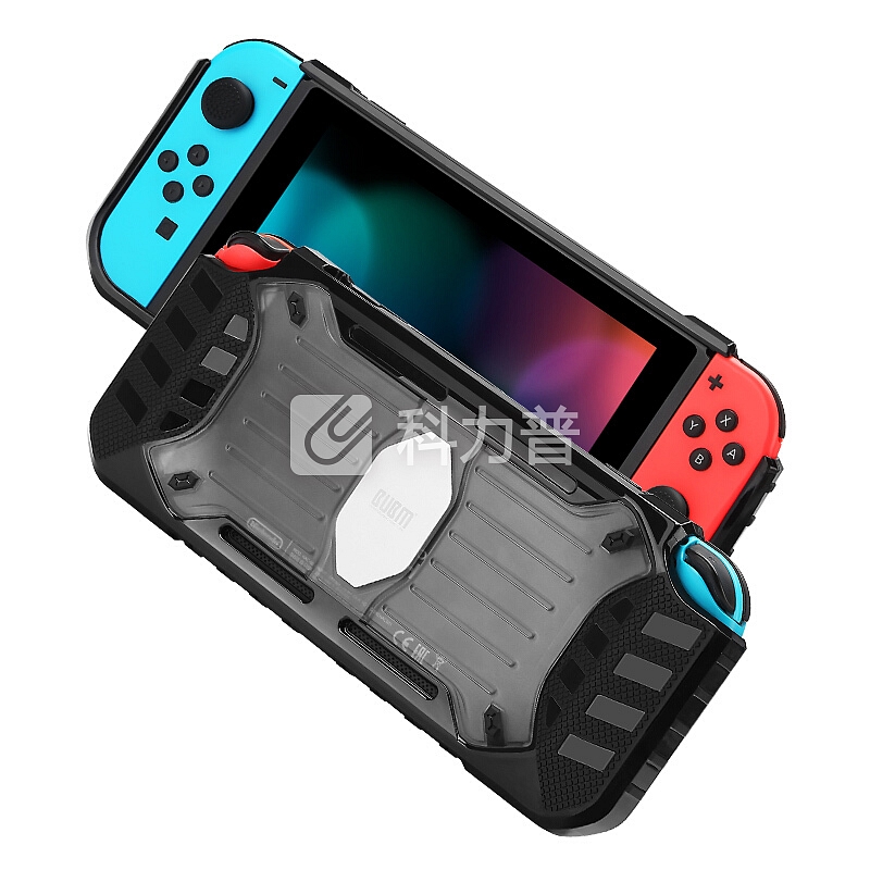 BUBM Nintendo Switch 任天堂 NS游戏机保护套一体防震抗摔硬壳保护壳 SWITCH-BHK 黑色