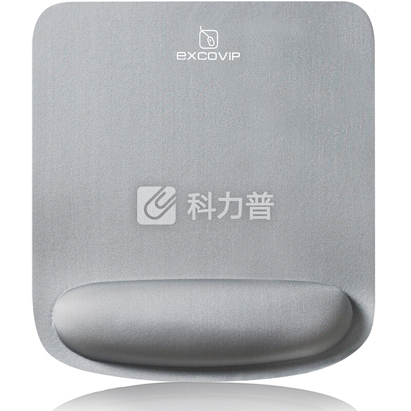 宜适酷(EXCO)石英灰舒适商务记忆棉鼠标垫 护腕 超大号 加厚办公游戏垫 京东自营 BAS1806-01