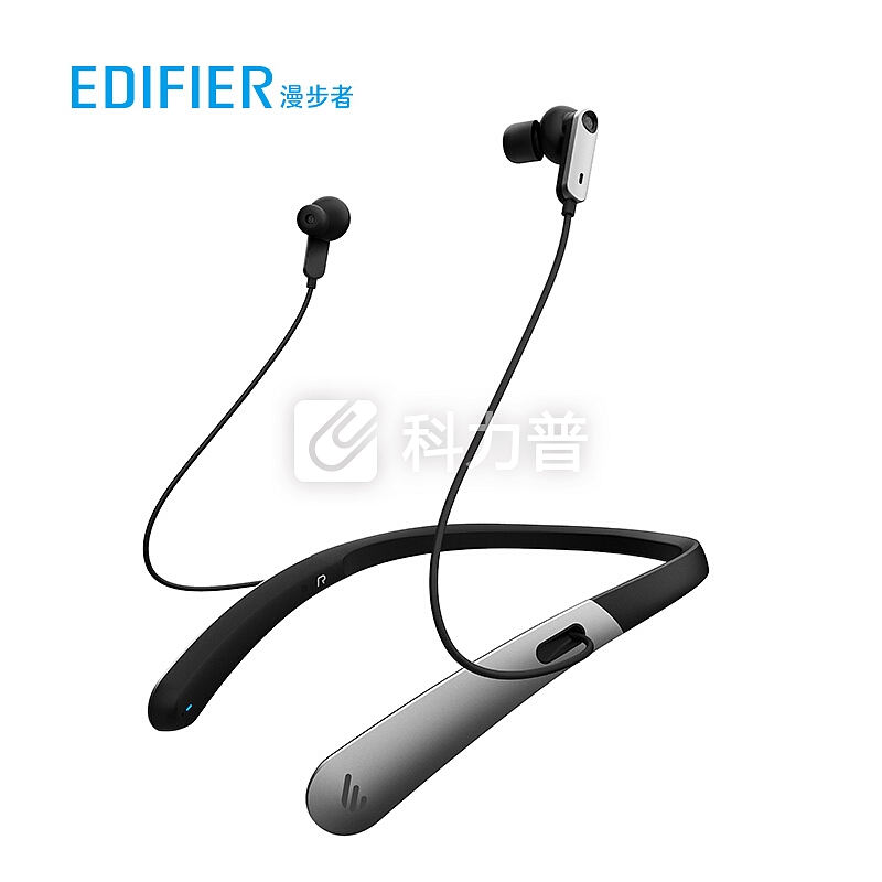 漫步者 EDIFIER 漫步者（EDIFIER）W330NB 颈挂入耳式蓝牙主动降噪耳机 适用于华为苹果小米手机无线蓝牙耳机 黑色