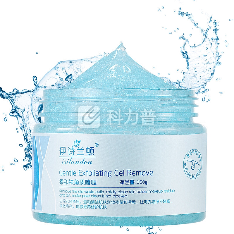 伊诗兰顿 isilandon 伊诗兰顿柔和祛角质啫喱160g（温和去角质 全身去死皮 男女通用 深层清洁 身体磨砂膏 去鸡皮）