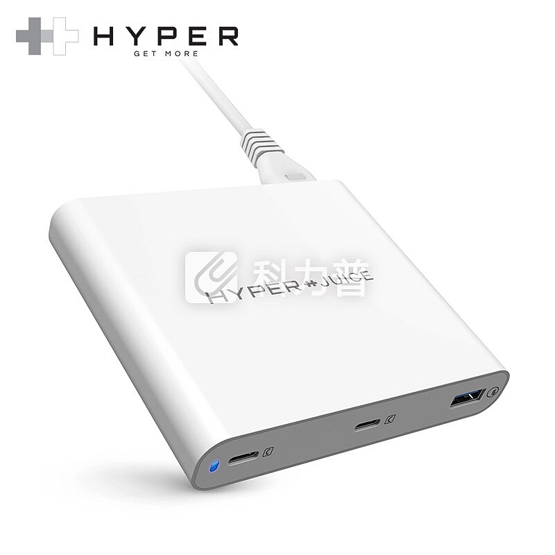 HYPER HyperJuice 87W苹果多口充电器type-c pd3.0 qc4.0旅行大功率usb-c快速充电头Apple笔记本电脑iPad手机iPhone