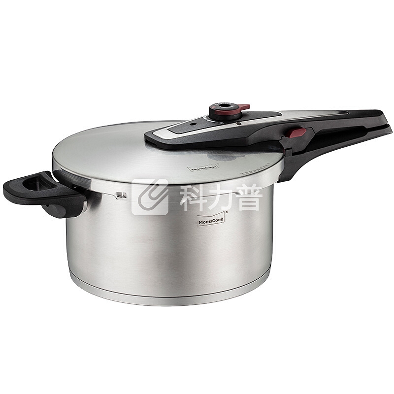 Momscook Momscook 不锈钢高压锅 压力锅 304 燃气电磁炉通用 快煮锅 22×17.3cm 4.5L高压锅
