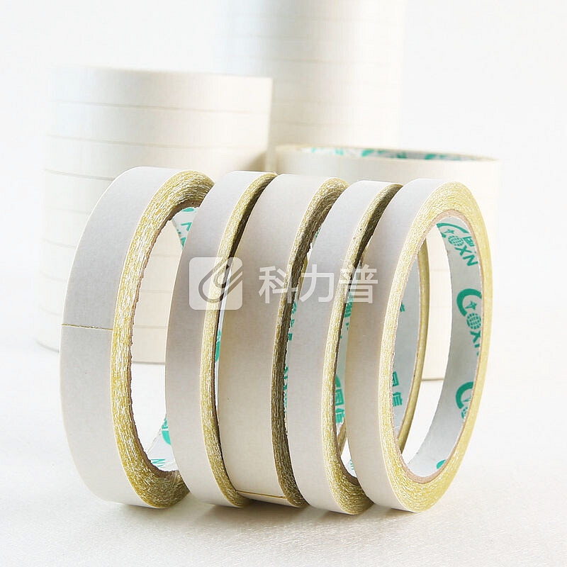 晨好(CH) 双面胶 黄油双面胶 黄油胶 强力 黄色 2.0cm 12个/筒