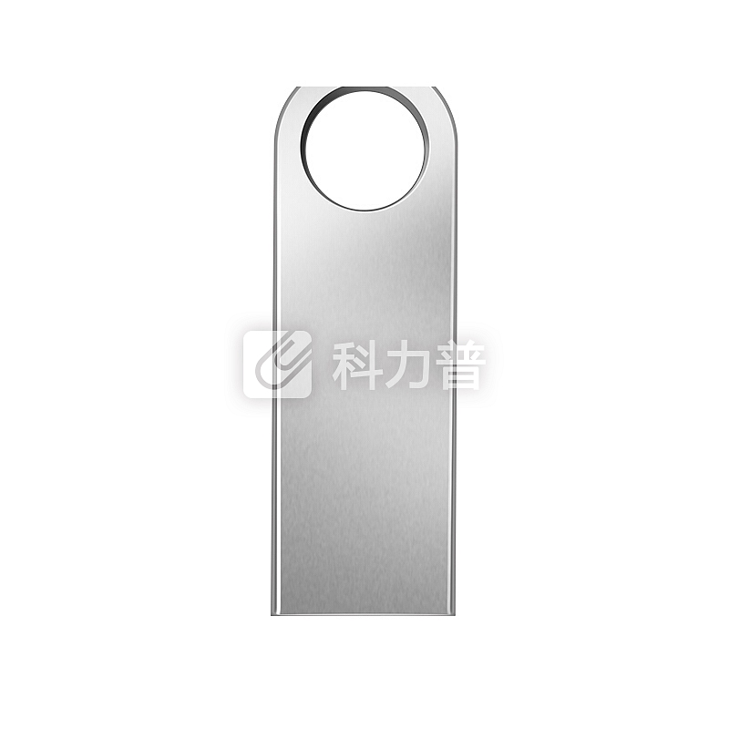 OV 32GB USB2.0 U盘 U-O 银色 金属耐用 简约时尚