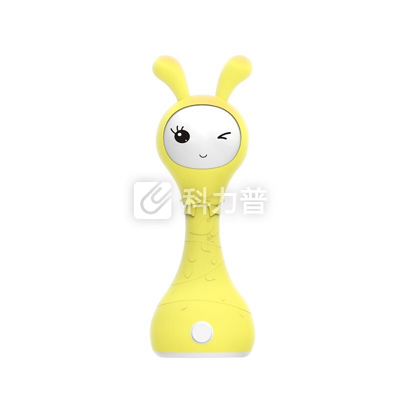 酷乐檬 Y53 幻彩摇铃 婴儿声光早教机可咬智能玩具 黄