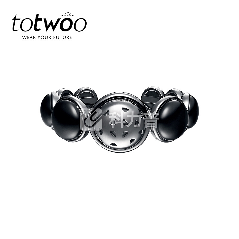 心有灵犀totwoo 兔兔智能珠宝女款钛钢手镯 流星花园系列 兼容安卓IOS APP控制蓝牙连接 暗夜精灵S码