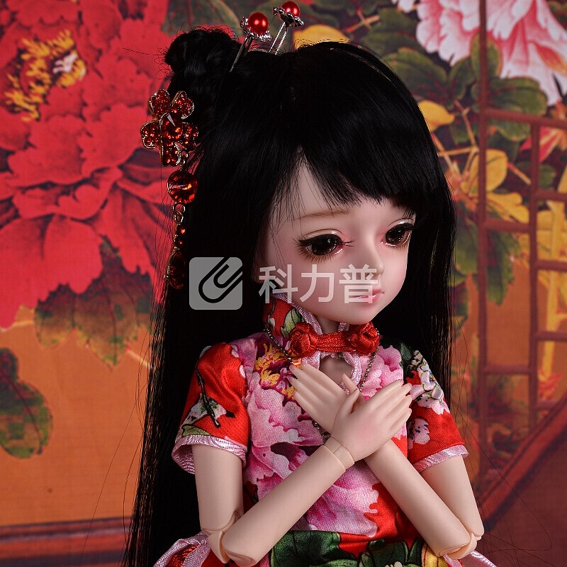 多丽丝凯蒂娃娃45cm关节芭比珍藏娃娃 BJD/SD娃娃公主可换装洋娃娃女孩玩具礼物 璎珞11号