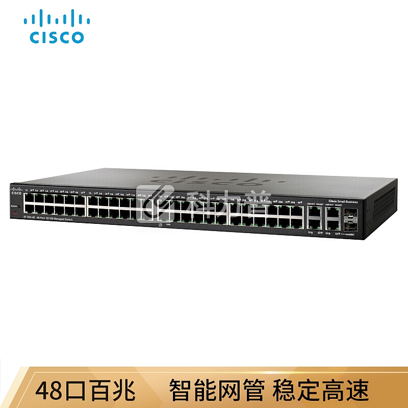 思科(Cisco)SF300-48(SRW248G4)48口 百兆全网管交换机